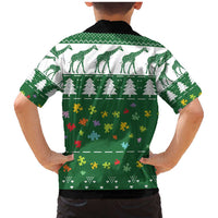 Giraffe Autism Family Matching Mermaid Dress and Hawaiian Shirt Seeing The World From Different Angles - Wonder Print Shop