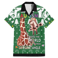 Giraffe Autism Family Matching Mermaid Dress and Hawaiian Shirt Seeing The World From Different Angles - Wonder Print Shop
