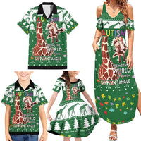 Giraffe Autism Family Matching Summer Maxi Dress and Hawaiian Shirt Seeing The World From Different Angles - Wonder Print Shop