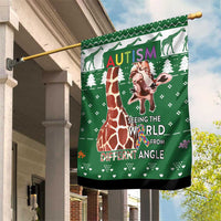 Giraffe Autism Garden Flag Seeing The World From Different Angles - Wonder Print Shop