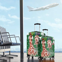 Giraffe Autism Luggage Cover Seeing The World From Different Angles - Wonder Print Shop