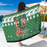Giraffe Autism Sarong Seeing The World From Different Angles - Wonder Print Shop