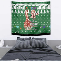 Giraffe Autism Tapestry Seeing The World From Different Angles - Wonder Print Shop