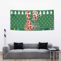 Giraffe Autism Tapestry Seeing The World From Different Angles - Wonder Print Shop