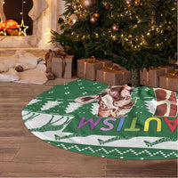 Giraffe Autism Tree Skirt Seeing The World From Different Angles - Wonder Print Shop