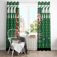 Giraffe Autism Window Curtain Seeing The World From Different Angles - Wonder Print Shop