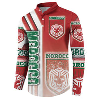 Morocco Football Button Sweatshirt Atlas Lions Soccer - Road To Champion