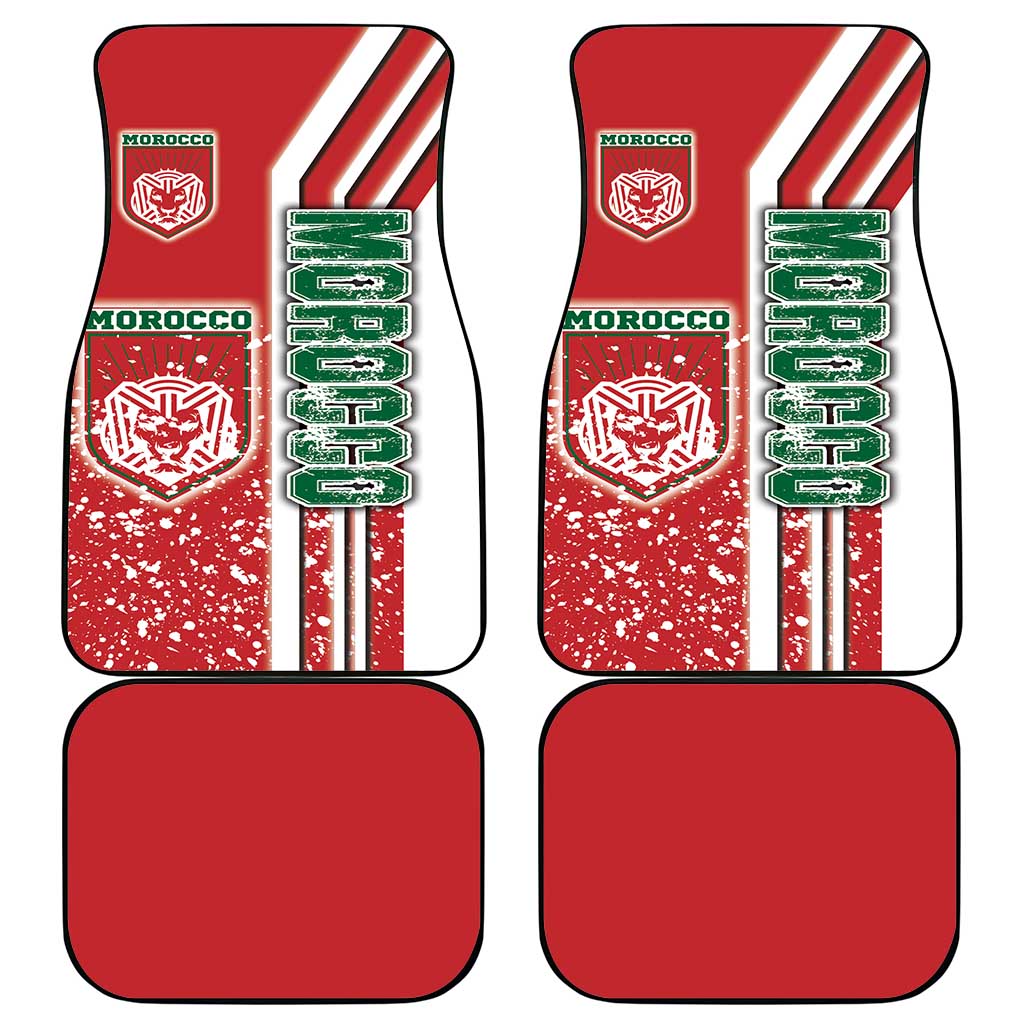 Morocco Football Car Mats Atlas Lions Soccer - Road To Champion