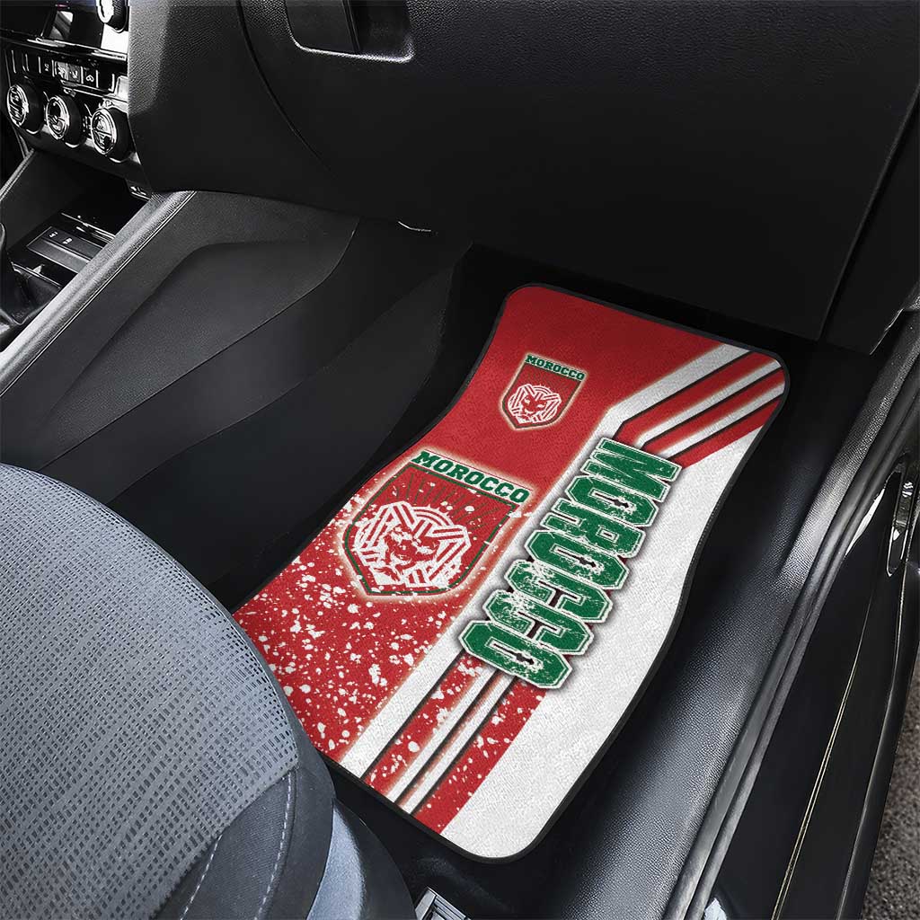 Morocco Football Car Mats Atlas Lions Soccer - Road To Champion