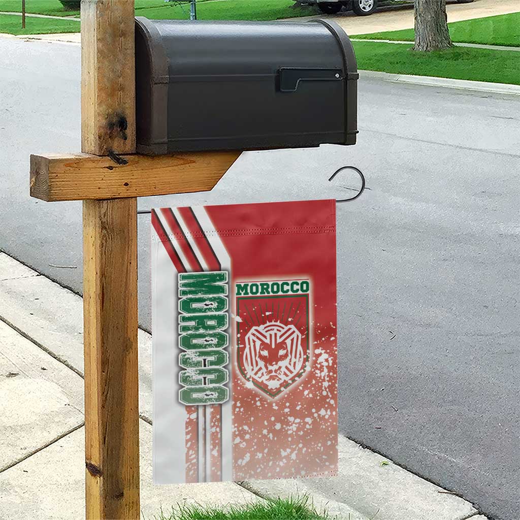 Morocco Football Garden Flag Atlas Lions Soccer - Road To Champion