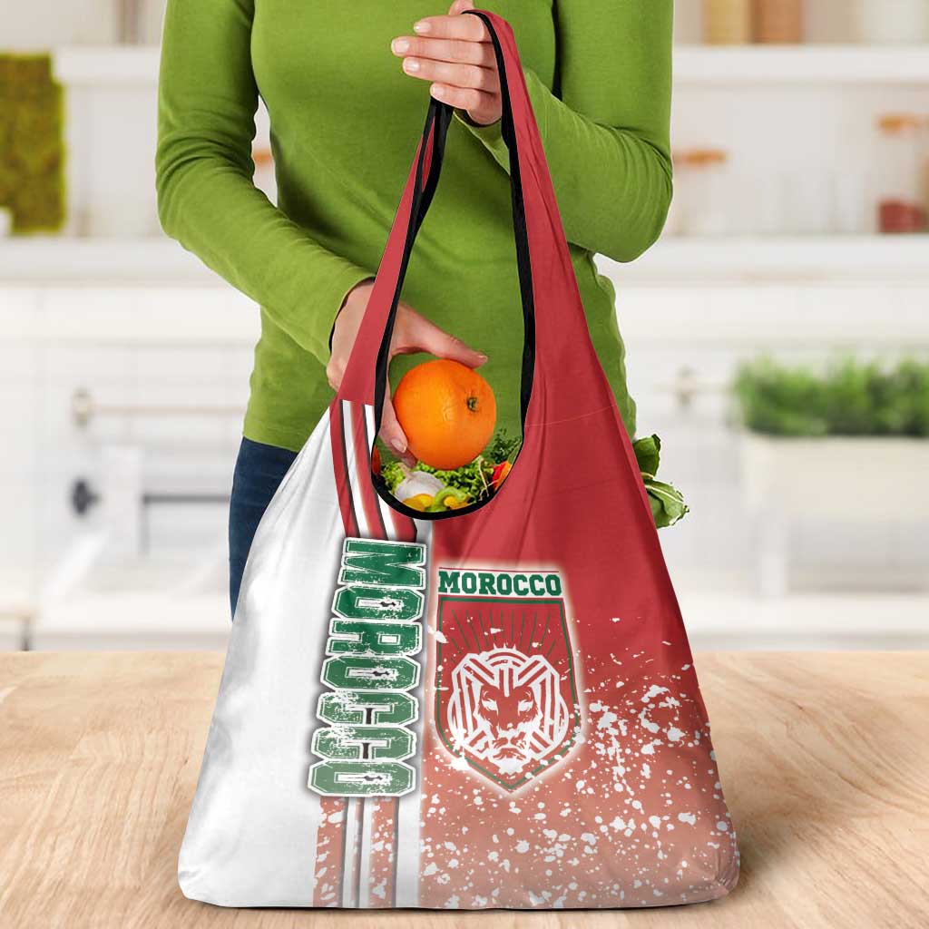 Morocco Football Grocery Bag Atlas Lions Soccer - Road To Champion