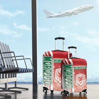 Morocco Football Luggage Cover Atlas Lions Soccer - Road To Champion