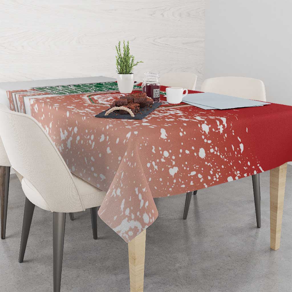 Morocco Football Tablecloth Atlas Lions Soccer - Road To Champion