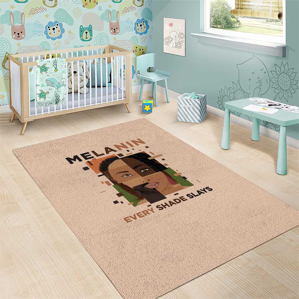 Melanin Every Shade Slays Area Rug African Women