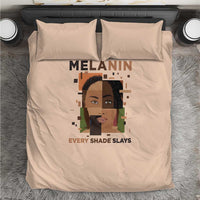Melanin Every Shade Slays Bedding Set African Women