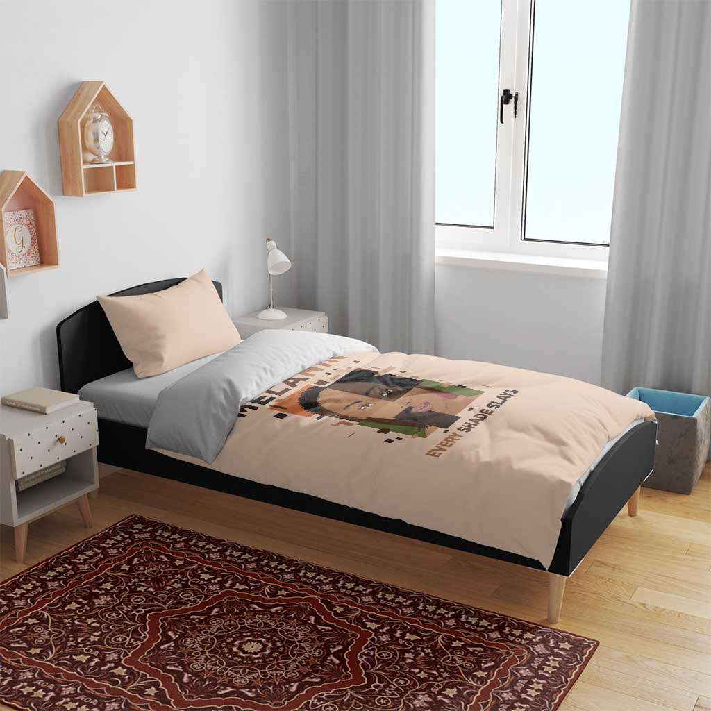 Melanin Every Shade Slays Bedding Set African Women