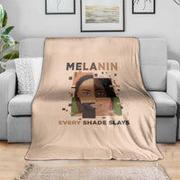 Melanin Every Shade Slays Blanket African Women