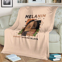 Melanin Every Shade Slays Blanket African Women