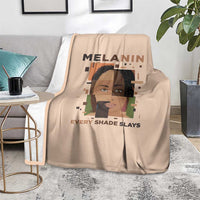 Melanin Every Shade Slays Blanket African Women