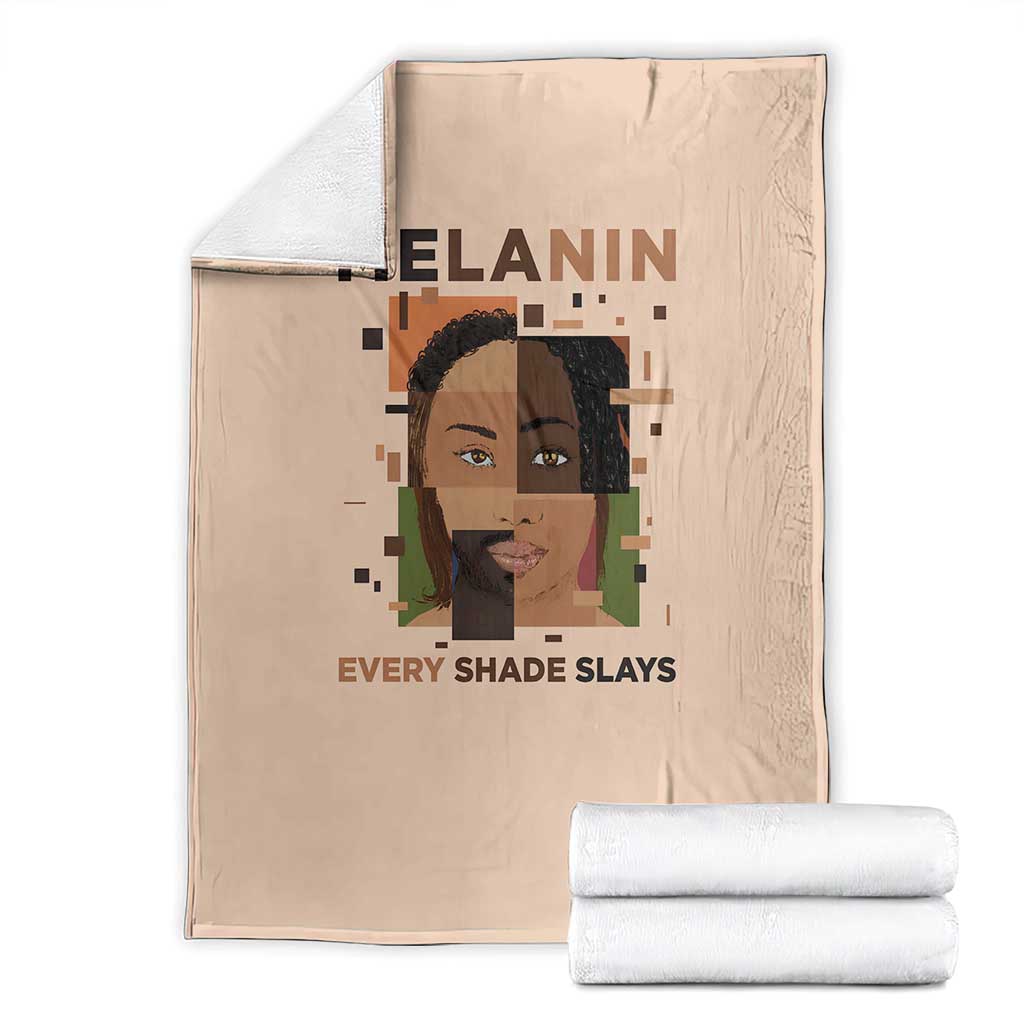Melanin Every Shade Slays Blanket African Women