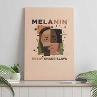 Melanin Every Shade Slays Canvas Wall Art African Women