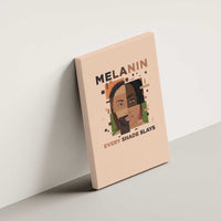 Melanin Every Shade Slays Canvas Wall Art African Women