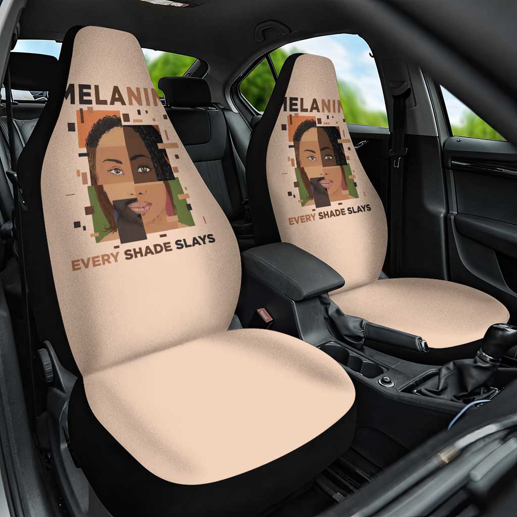 Melanin Every Shade Slays Car Seat Cover African Women