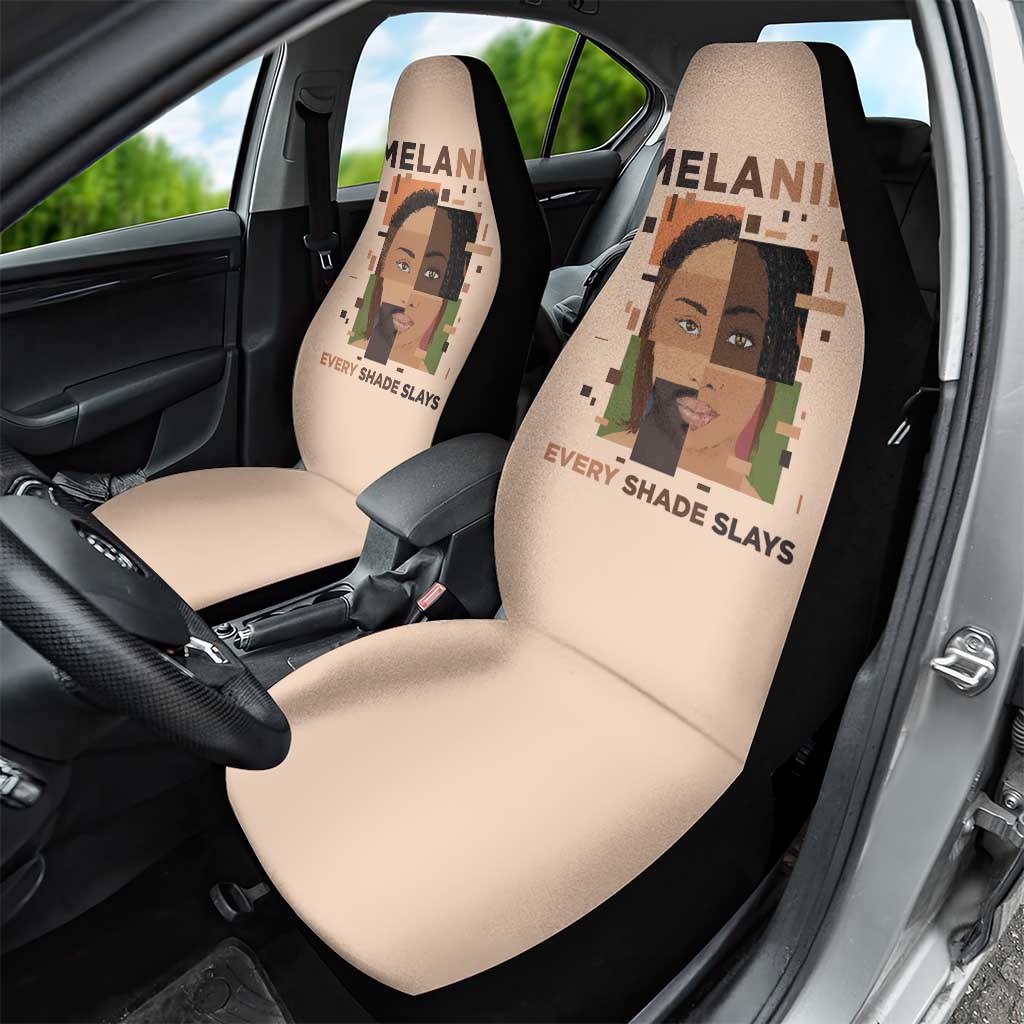 Melanin Every Shade Slays Car Seat Cover African Women