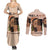 Melanin Every Shade Slays Couples Matching Summer Maxi Dress and Long Sleeve Button Shirt African Women