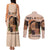 Melanin Every Shade Slays Couples Matching Tank Maxi Dress and Long Sleeve Button Shirt African Women