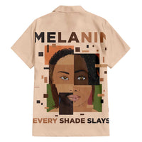 Melanin Every Shade Slays Family Matching Puletasi and Hawaiian Shirt African Women