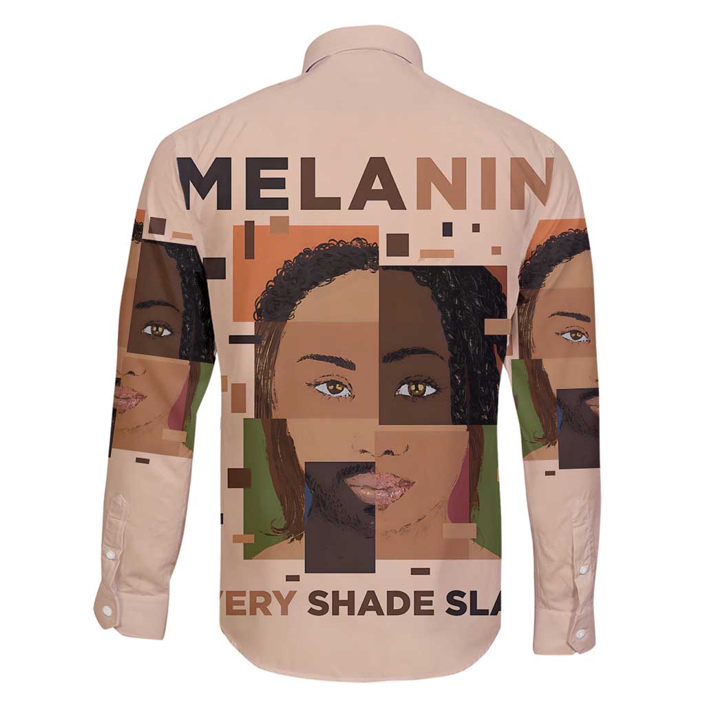 Melanin Every Shade Slays Family Matching Puletasi and Hawaiian Shirt African Women