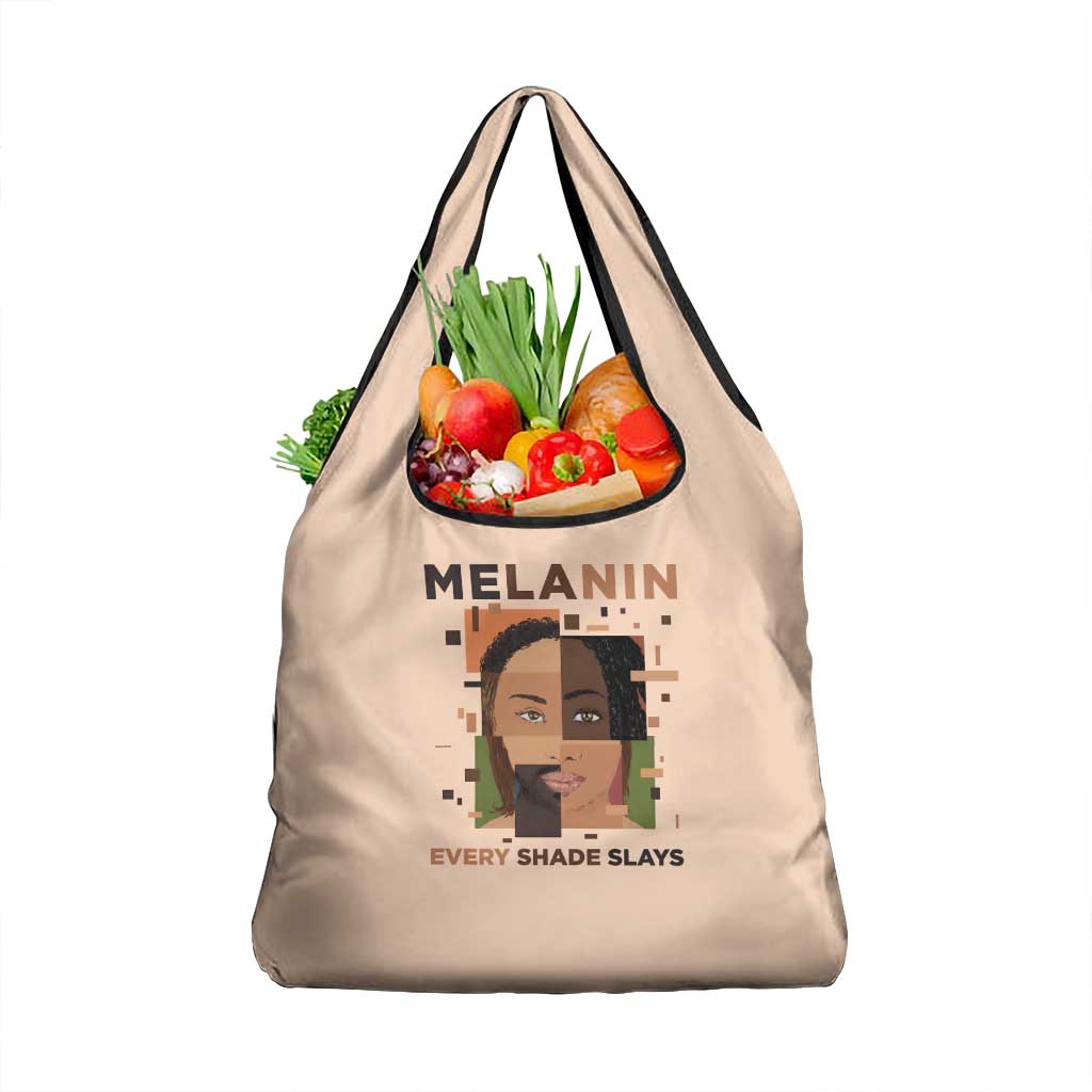 Melanin Every Shade Slays Grocery Bag African Women