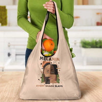 Melanin Every Shade Slays Grocery Bag African Women