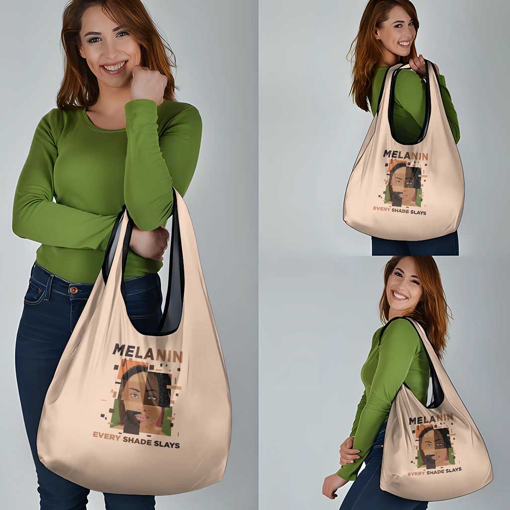 Melanin Every Shade Slays Grocery Bag African Women