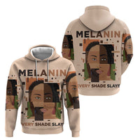 Melanin Every Shade Slays Hoodie African Women
