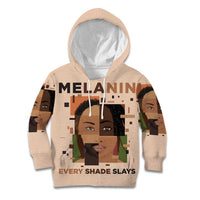 Melanin Every Shade Slays Kid Hoodie African Women