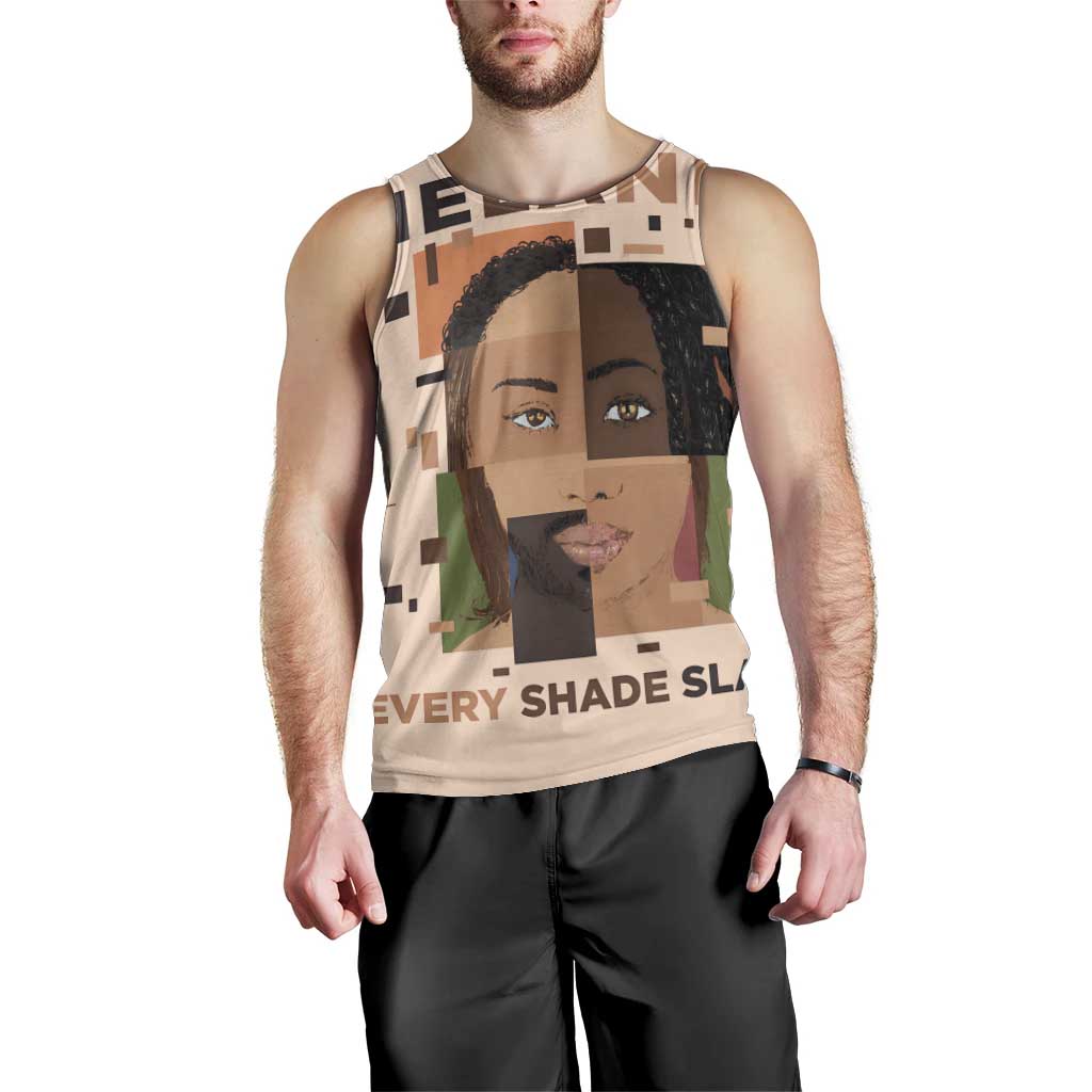 Melanin Every Shade Slays Men Tank Top African Women