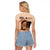 Melanin Every Shade Slays Raglan Cropped T Shirt African Women