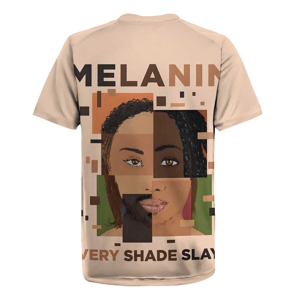 Melanin Every Shade Slays Rugby Jersey African Women