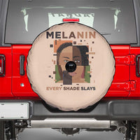 Melanin Every Shade Slays Spare Tire Cover African Women