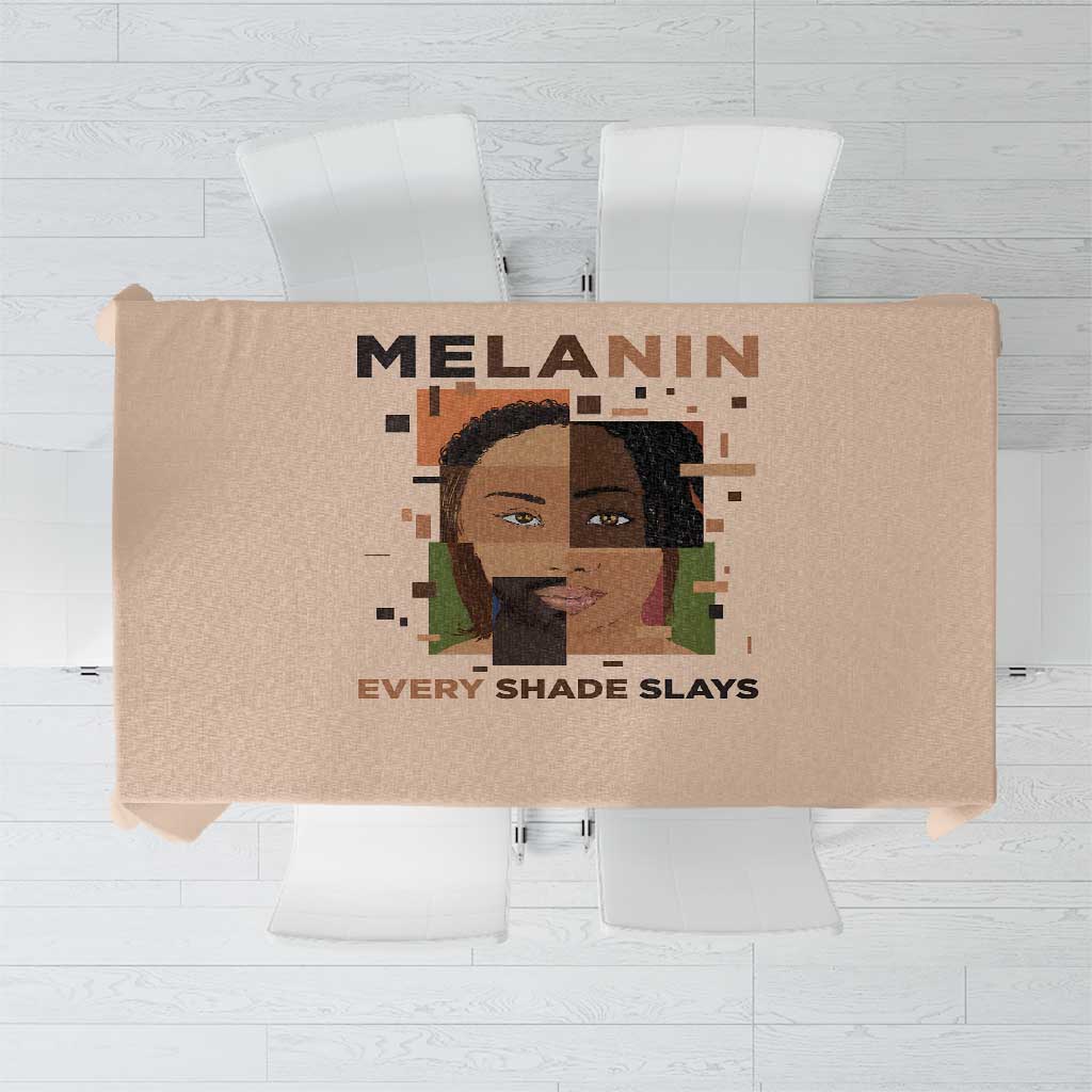 Melanin Every Shade Slays Tablecloth African Women