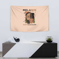 Melanin Every Shade Slays Tapestry African Women