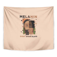 Melanin Every Shade Slays Tapestry African Women