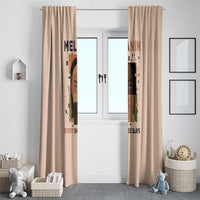 Melanin Every Shade Slays Window Curtain African Women