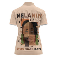 Melanin Every Shade Slays Women Polo Shirt African Women