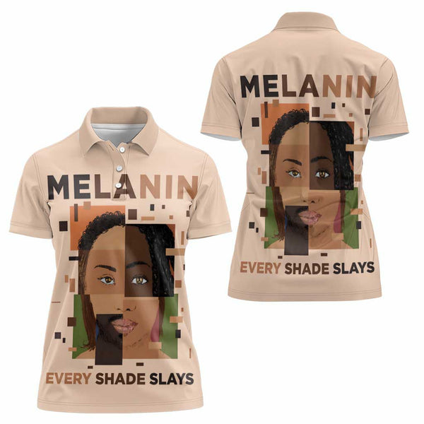 Melanin Every Shade Slays Women Casual Shirt Afro Women DT03 main image 0