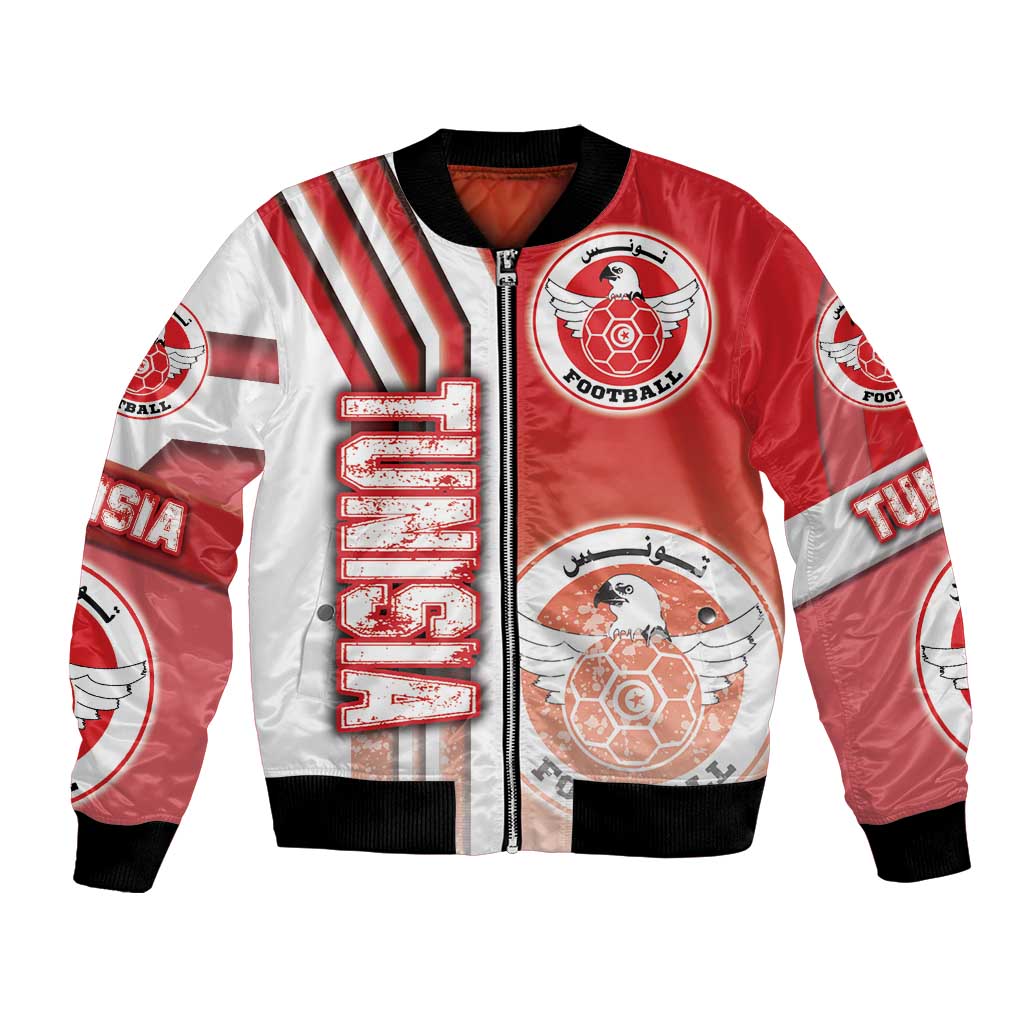 Tunisia Football Bomber Jacket Eagles of Carthage Soccer - Road To Champion