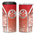 Tunisia Football 4 in 1 Can Cooler Tumbler Eagles of Carthage Soccer - Road To Champion