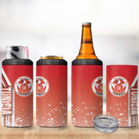 Tunisia Football 4 in 1 Can Cooler Tumbler Eagles of Carthage Soccer - Road To Champion